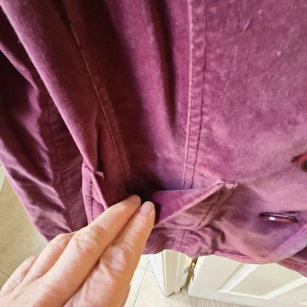 Boden Women's Plum Corduroy Blazer EUC